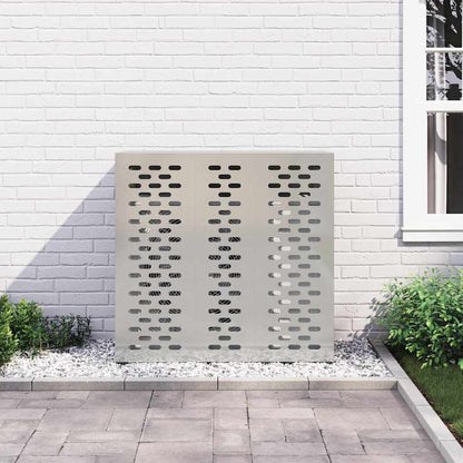 Air Conditioner Cover Silver 110 x 50 x 105 cm Galvanised Steel