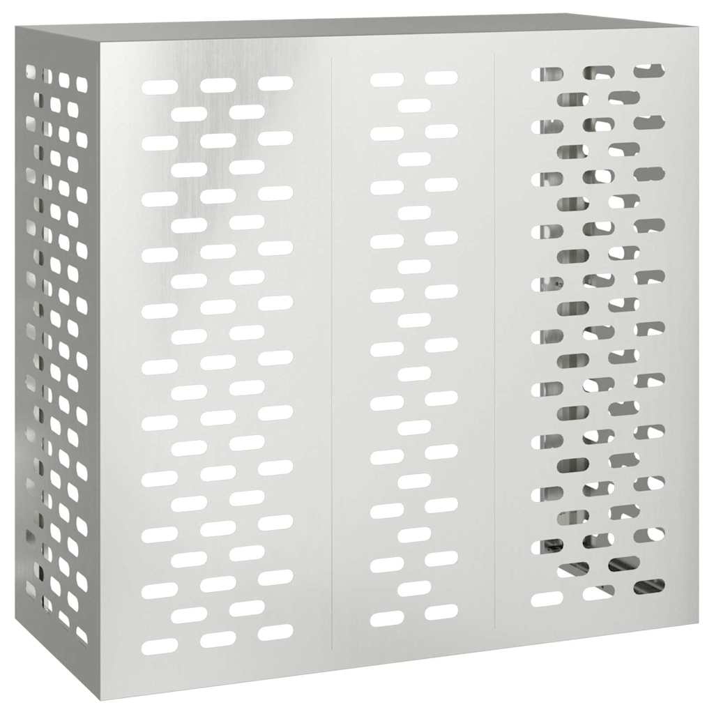 Air Conditioner Cover Silver 110 x 50 x 105 cm Galvanised Steel