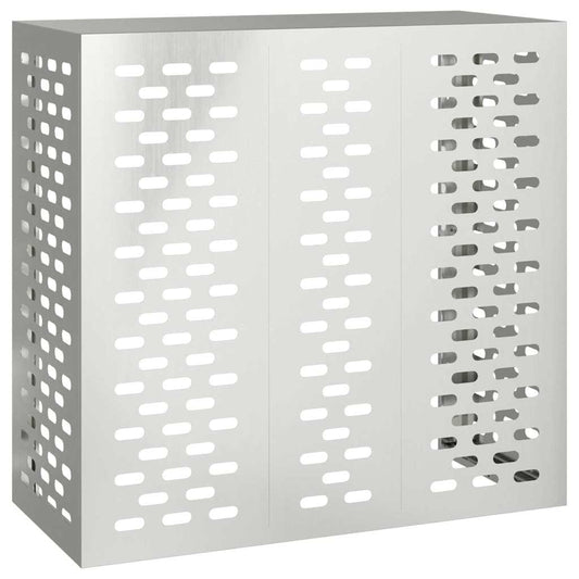 Air Conditioner Cover Silver 110 x 50 x 105 cm Galvanised Steel
