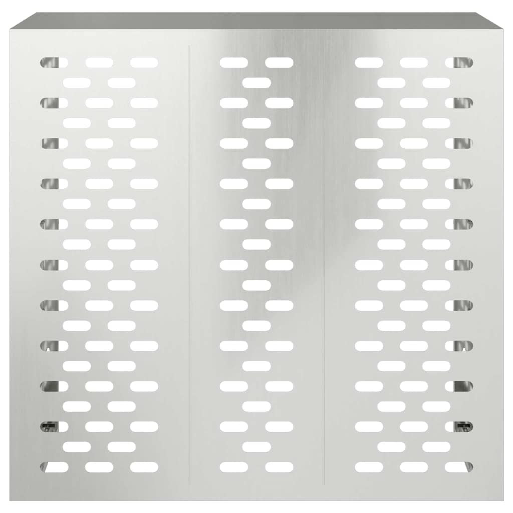 Air Conditioner Cover Silver 110 x 50 x 105 cm Galvanised Steel