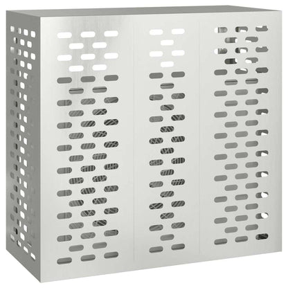 Air Conditioner Cover Silver 110 x 50 x 105 cm Galvanised Steel