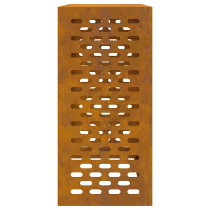 Air Conditioner Cover Rusty 110 x 50 x 105 cm Weathering Steel