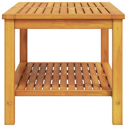Side Table Oil Natural 90 x 50 x 45 cm Solid Acacia Wood