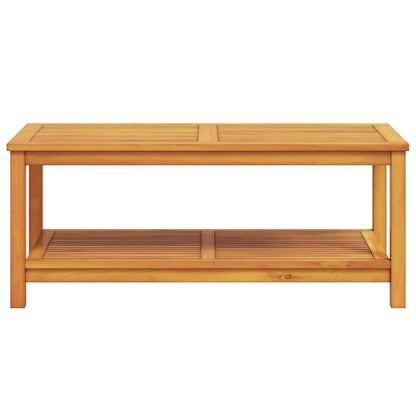 Side Table Oil Natural 110 x 55 x 45 cm Solid Acacia Wood