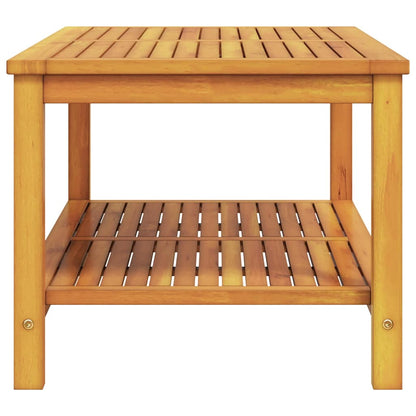 Side Table Oil Natural 110 x 55 x 45 cm Solid Acacia Wood