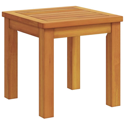 Side Table Oil Natural 35 x 35 x 34 cm Solid Acacia Wood