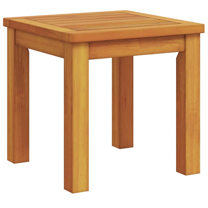 Side Table Oil Natural 35 x 35 x 34 cm Solid Acacia Wood