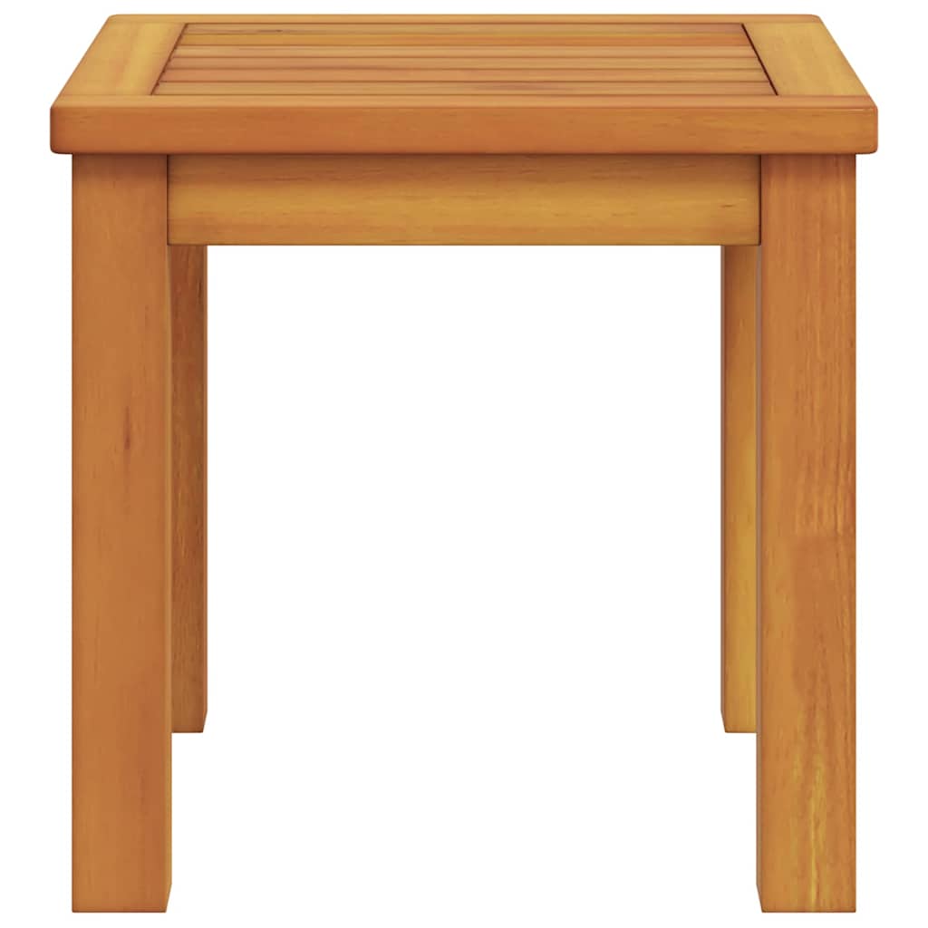 Side Table Oil Natural 35 x 35 x 34 cm Solid Acacia Wood