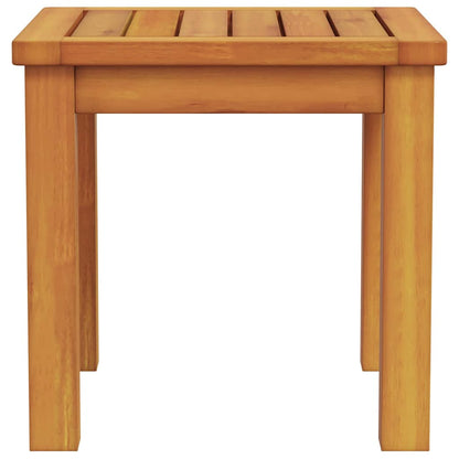 Side Table Oil Natural 35 x 35 x 34 cm Solid Acacia Wood