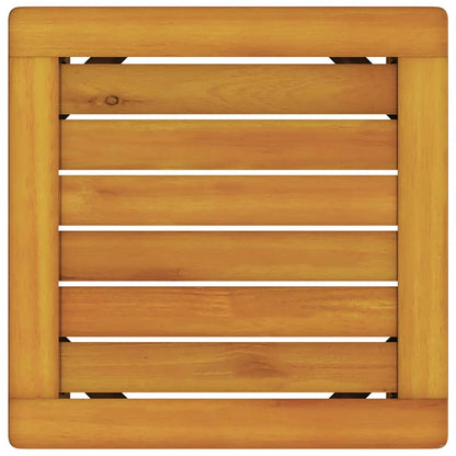 Side Table Oil Natural 35 x 35 x 34 cm Solid Acacia Wood