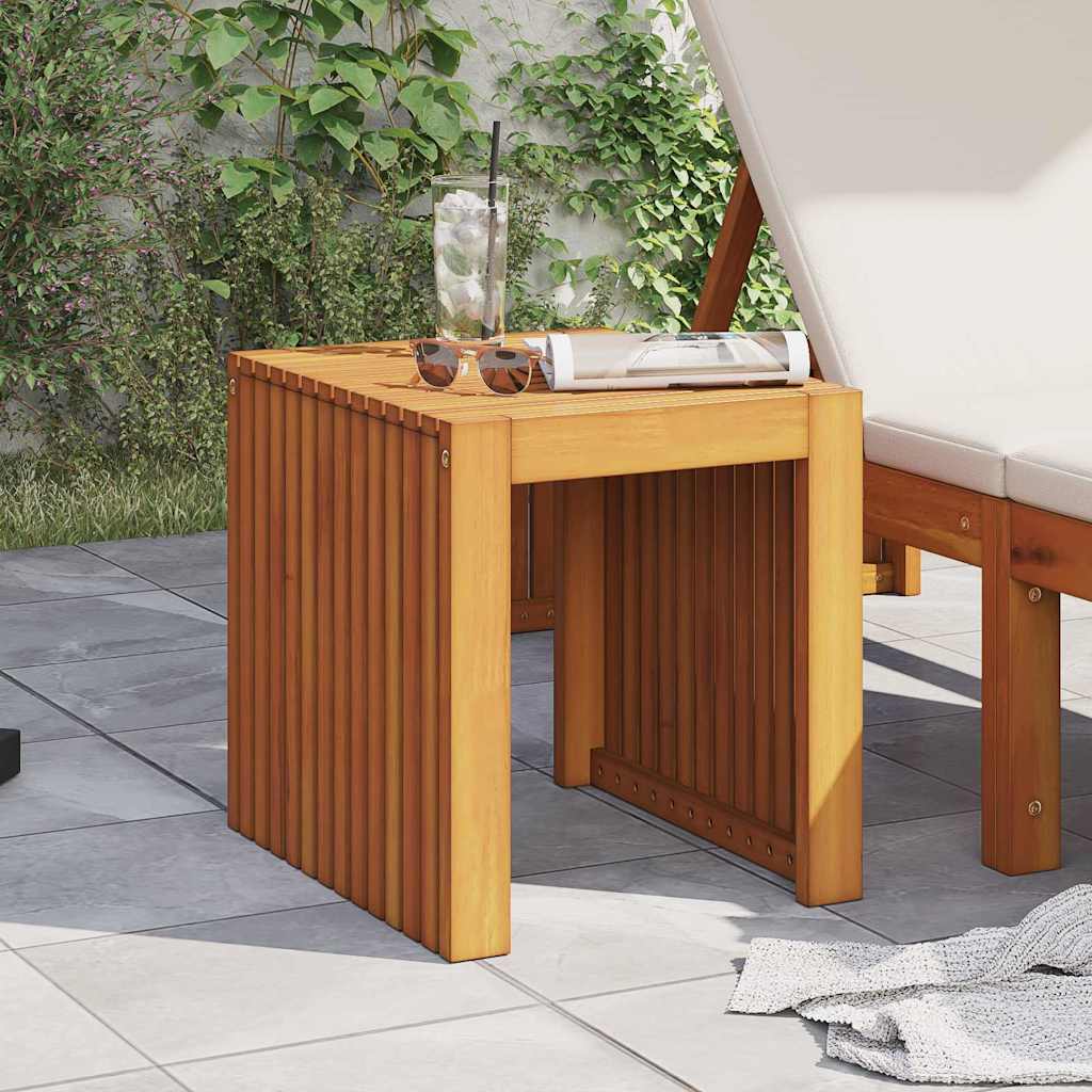 Side Table Oil Natural 43 x 36 x 40 cm Solid Teak Wood
