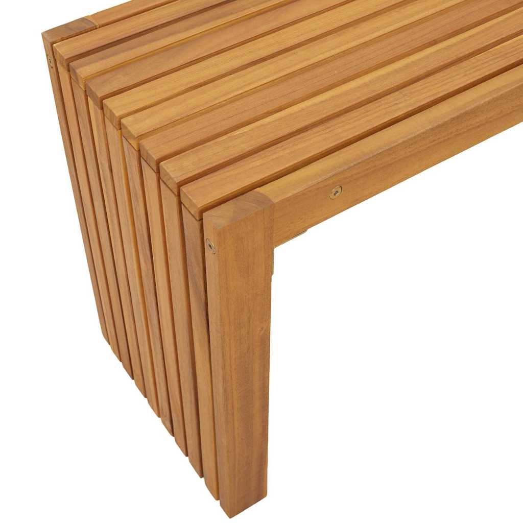 Bench Oil Natural 110 x 30 x 45 cm Solid Teak Wood