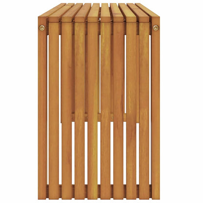 Bench Oil Natural 110 x 30 x 45 cm Solid Teak Wood