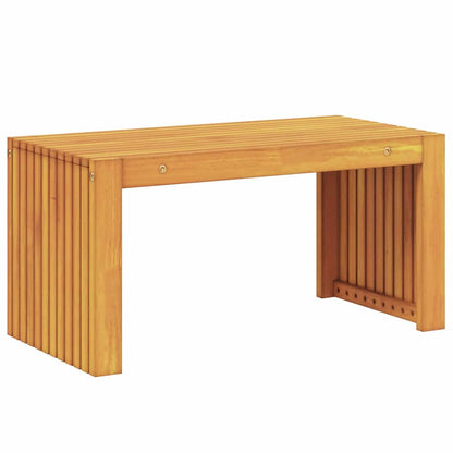 Side Table Oil Natural 70 x 35 x 35 cm Solid Acacia Wood