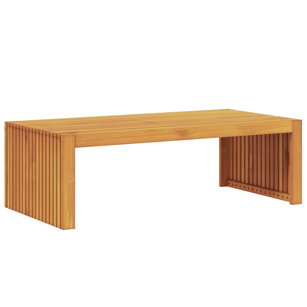 Side Table Oil Natural 110 x 55 x 35 cm Solid Acacia Wood