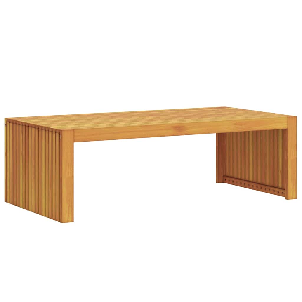 Side Table Oil Natural 110 x 55 x 35 cm Solid Acacia Wood