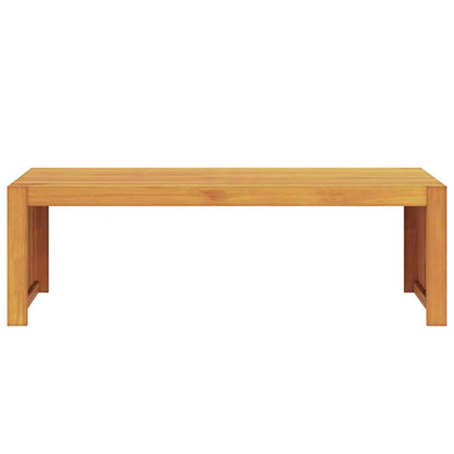 Side Table Oil Natural 110 x 55 x 35 cm Solid Acacia Wood