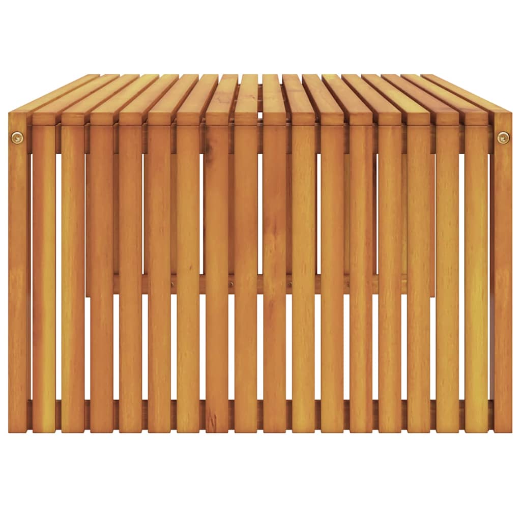 Side Table Oil Natural 110 x 55 x 35 cm Solid Acacia Wood