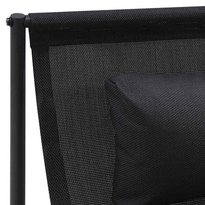 Garden Lounger Chair Anthracite 87x74x73 cm Steel and Textilene