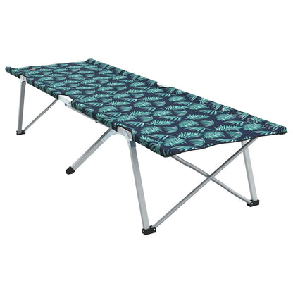 Folding Camping Bed Folding Leaf Forest 194 x 62.5 x 42.5 cm