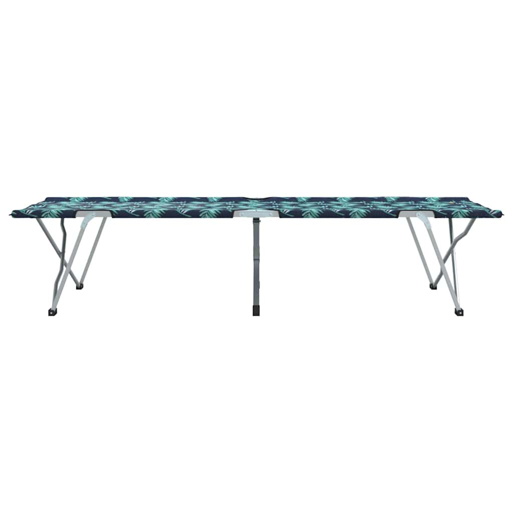 Folding Camping Bed Folding 2 pcs Forest 194 x 62.5 x 42.5 cm