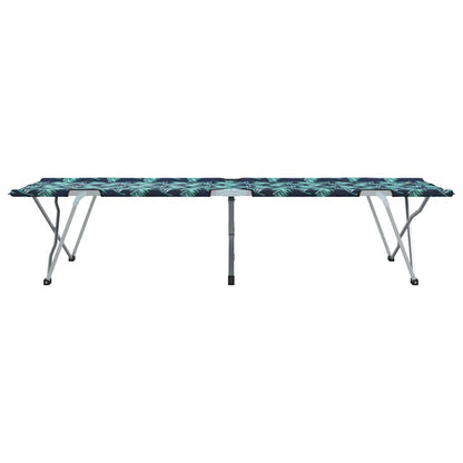 Folding Camping Bed Folding 2 pcs Forest 194 x 62.5 x 42.5 cm