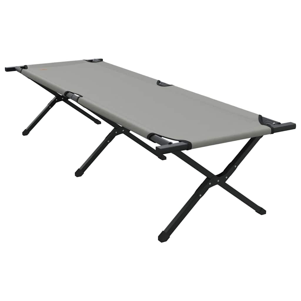 Folding Camping Bed Folding Grey 193 x 69 x 45 cm Oxford fabric
