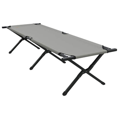 Folding Camping Bed Folding Grey 193 x 69 x 45 cm Oxford fabric