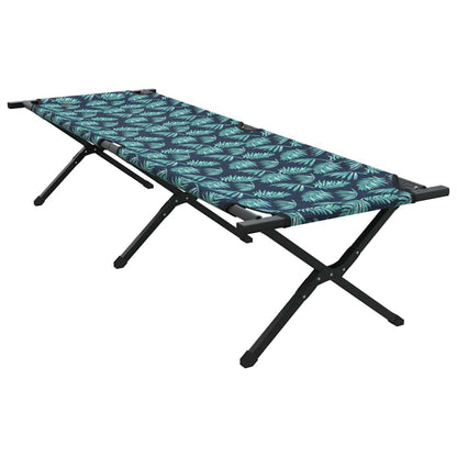 Folding Camping Bed Leaf Forest 193 x 69 x 45 cm Oxford fabric