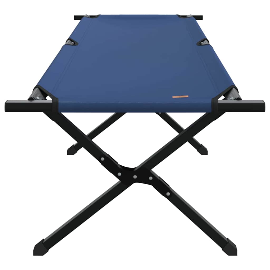 Folding Camping Bed 2 pcs Blue 193 x 69 x 45 cm Oxford fabric