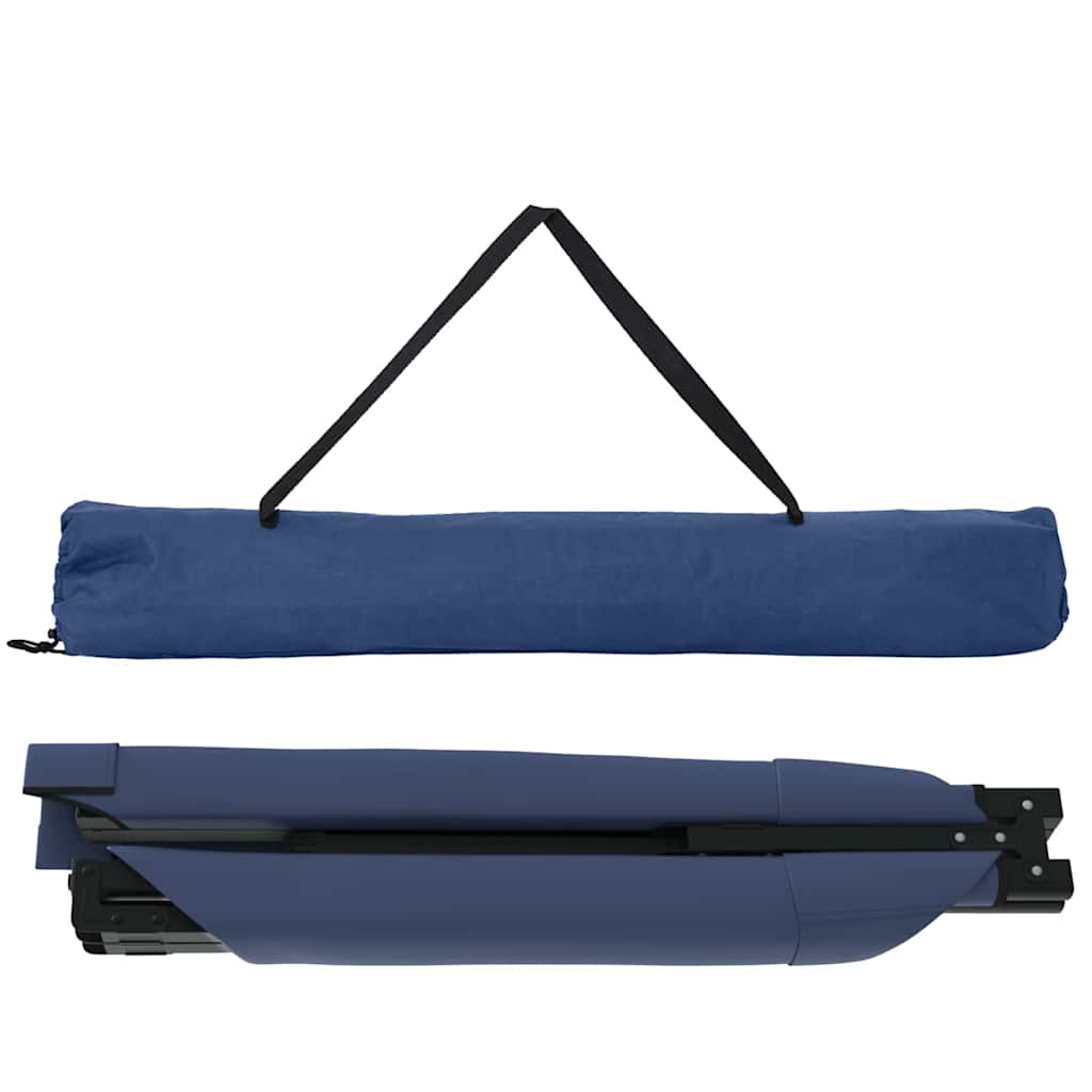 Folding Camping Bed 2 pcs Blue 193 x 69 x 45 cm Oxford fabric