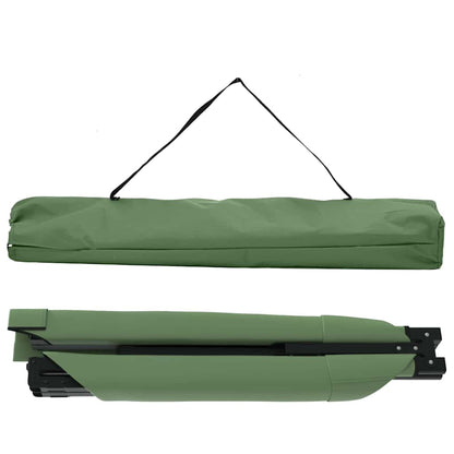 Folding Camping Bed 2 pcs Green 193 x 69 x 45 cm Oxford fabric