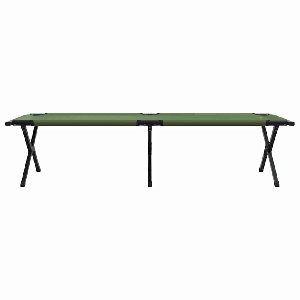 Folding Camping Bed 2 pcs Green 193 x 69 x 45 cm Oxford fabric