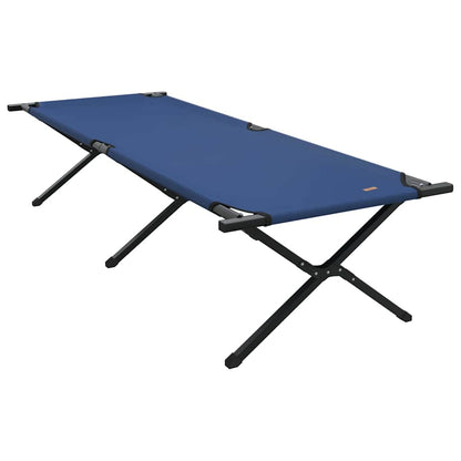 Folding Camping Bed Folding Blue 210 x 80 x 46 cm Oxford fabric