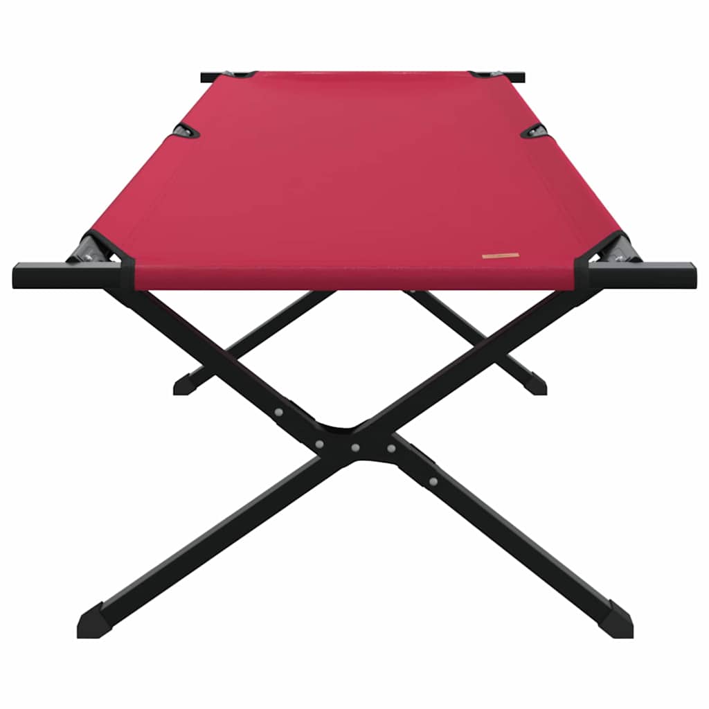 Folding Camping Bed Folding Red 210 x 80 x 46 cm Oxford fabric