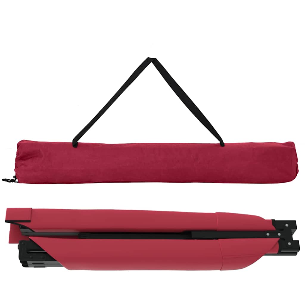 Folding Camping Bed Folding Red 210 x 80 x 46 cm Oxford fabric