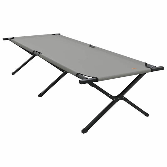 Folding Camping Bed Folding Grey 210 x 80 x 46 cm Oxford fabric