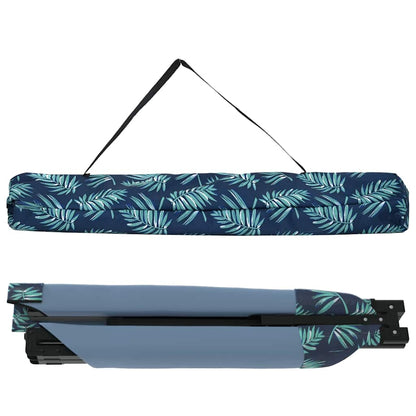 Folding Camping Bed Leaf Forest 210 x 80 x 46 cm Oxford fabric