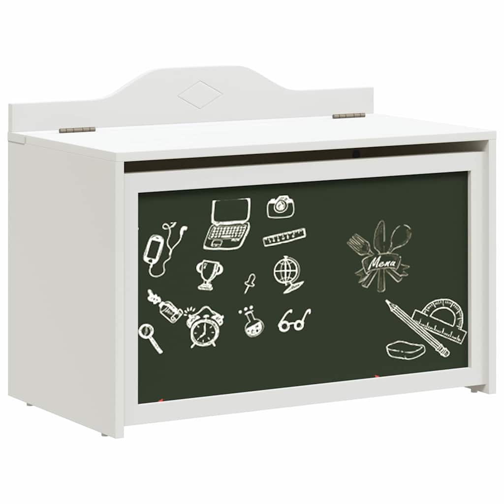 Box with Storage and Chalkboard Front with Storage ROROS White