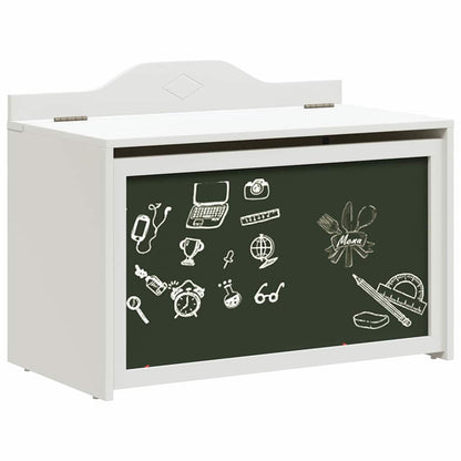 Box with Storage and Chalkboard Front with Storage ROROS White