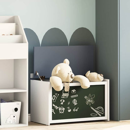 Box with Storage and Chalkboard Front ROROS Grey and White
