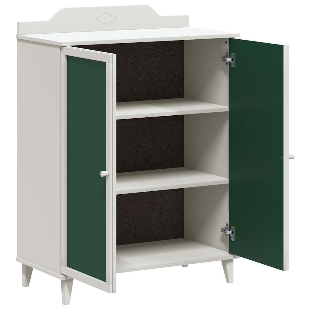 Cabinet with Two Doors and Chalkboard Front ROROS White