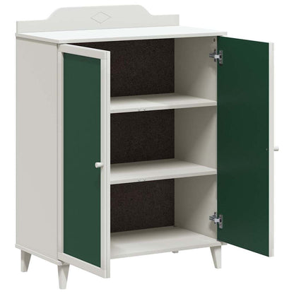 Cabinet with Two Doors and Chalkboard Front ROROS White