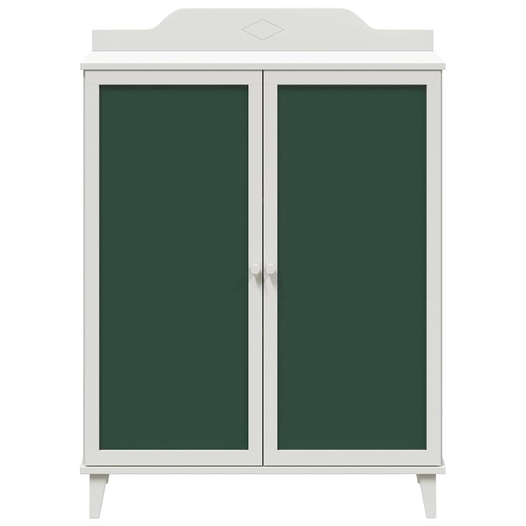 Cabinet with Two Doors and Chalkboard Front ROROS White