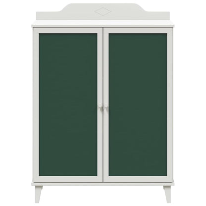 Cabinet with Two Doors and Chalkboard Front ROROS White