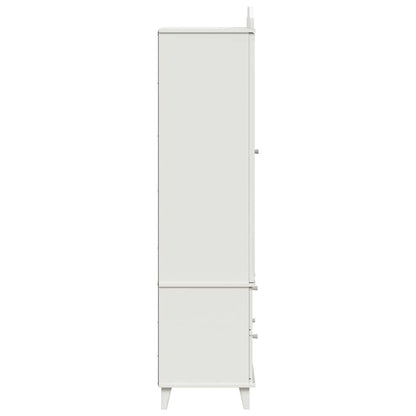 Chalkboard Wardrobe with Drawer ROROS White 90 x 45 x 180 cm