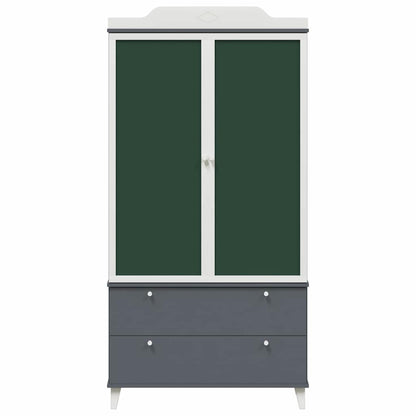 Chalkboard Wardrobe ROROS Grey and White 90 x 45 x 180 cm