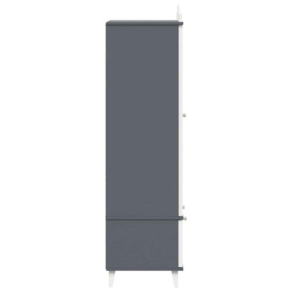Chalkboard Wardrobe ROROS Grey and White 90 x 45 x 180 cm