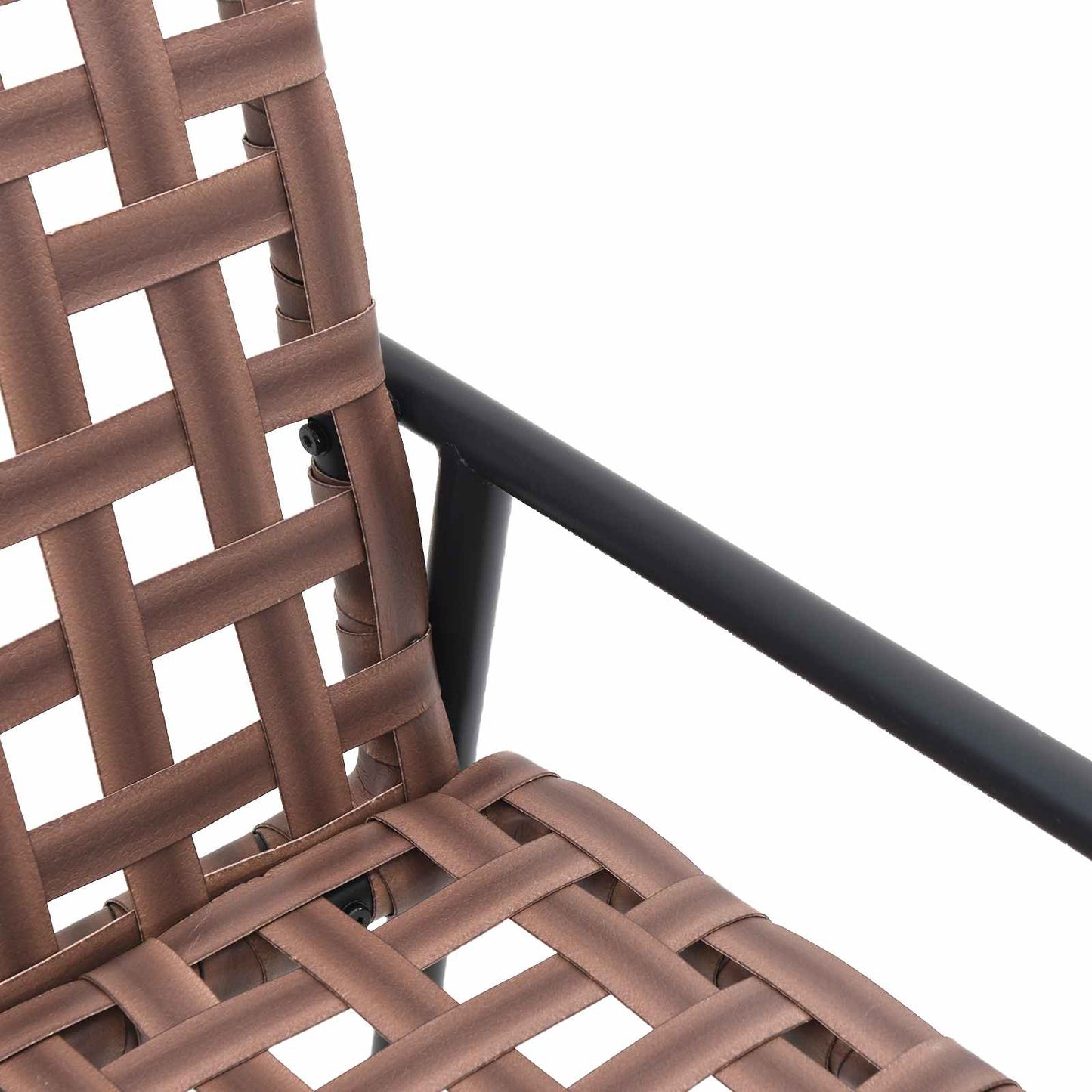 Garden Chair Brown 110.5 x 79 x 75.5 cm Poly Rattan