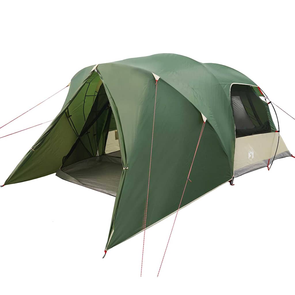 Dome Tent 4-Person with Roof Green 455 x 252 x 178 cm